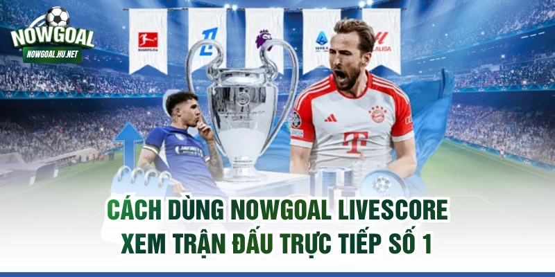 Cách dùng NOWGOAL livescore xem trận đấu trực tiếp